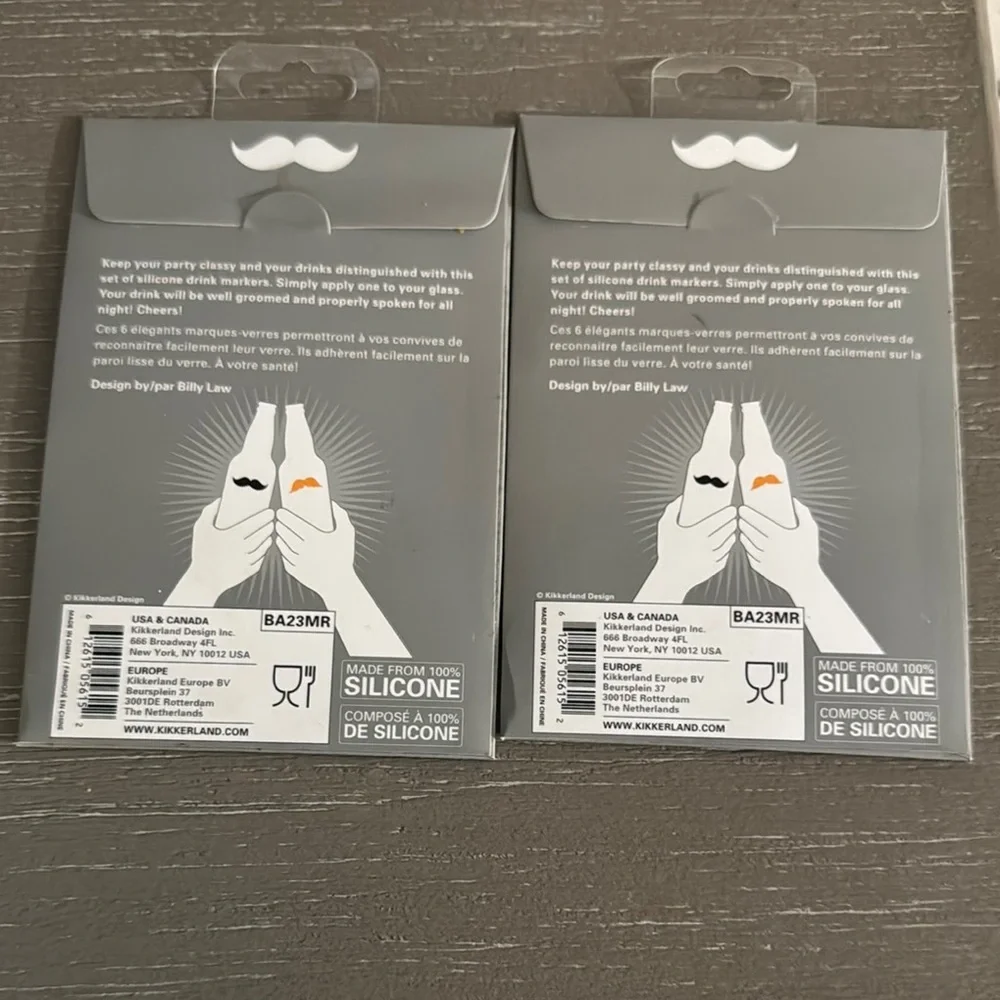 Dapper 'Staches Drink Markers